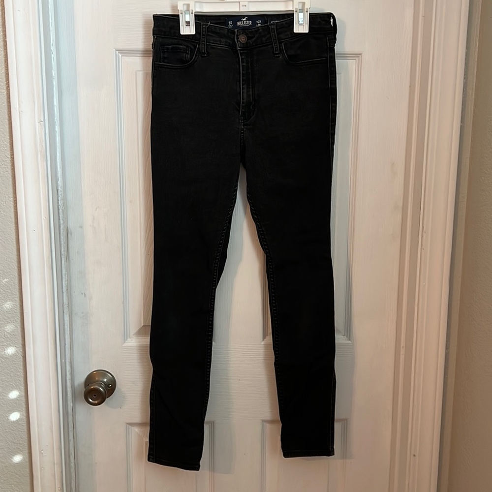 High rise skinny jeans